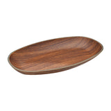 Large serving plate, Brown