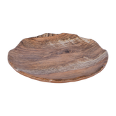 Round Plate - Light Brown