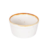 Round Ramakin, White