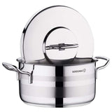 Casserole with lid - Silver 18x10cm