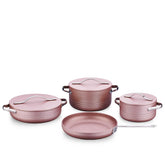 A2620 Linea Plus 7Pcs Cookware Set - Rose Gold