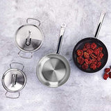 A1150 Proline 9 Pcs Cookware Set - Silver
