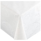 Beautex Table Cloth W.140Cm Galaxy Wht -Diamond - Gold