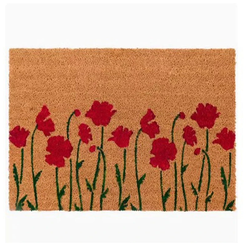 Hokipo Coir Mat 50X80Cm Flower-Multicolor