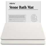 HBlife Rubber Backed Quick Drying Mat 150X250Cm - White