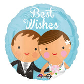 بالون الهيليوم, ازرق الحجم: 43 سم