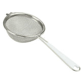 مصفاة مع مقبض , فضي الحجم: 8 سم