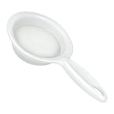 Strainer with Handle, White
