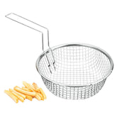 سلة قلي , فضي الحجم: 18 سم