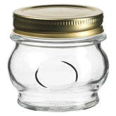 Glass canister with lid