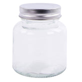 Glass canister with lid