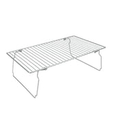 رف معدني , فضي الحجم: 37 × 27 × 14 سم