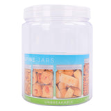 Plastic jar with lid