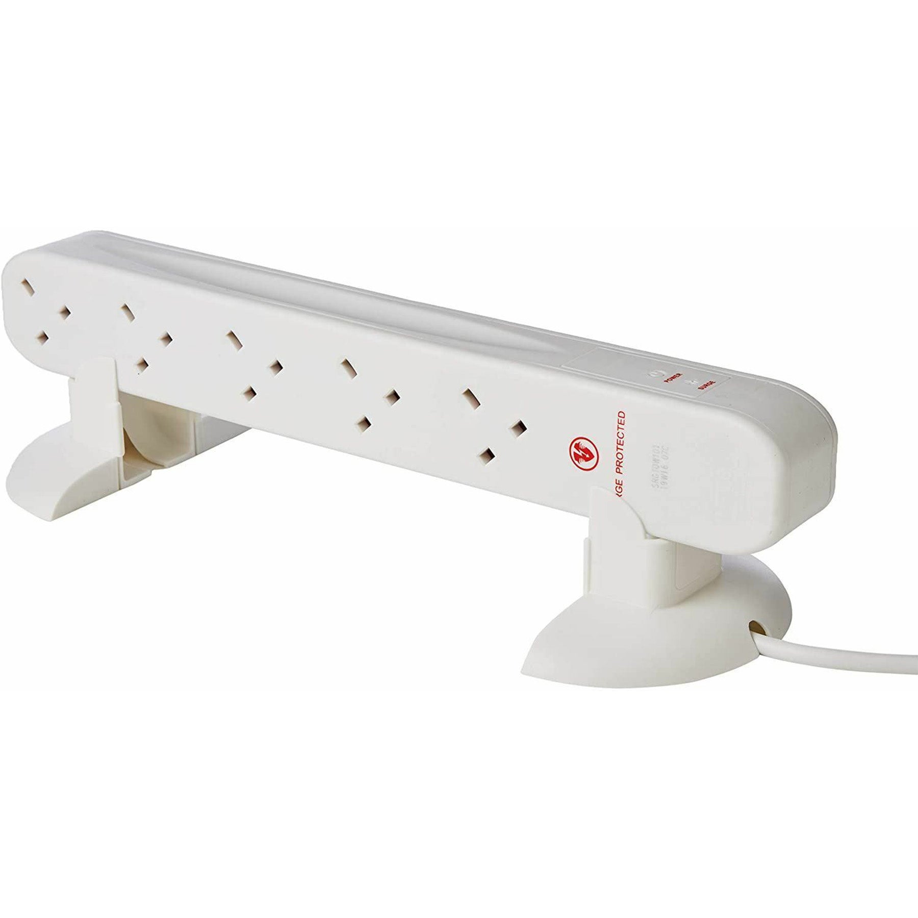 Electrical extension with 10 sockets , White Color