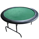 طاولة قابلة للطي للعب الورق دائرية