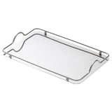 Bodhis Color Tray 35X20 Cm-Silver