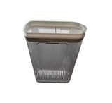 Container W/Lid 12*22Cm-Grey