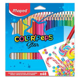 Colored Peps Triangular Pencils 48 Pcs