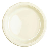 20pcs Plastic plate - Creamy
