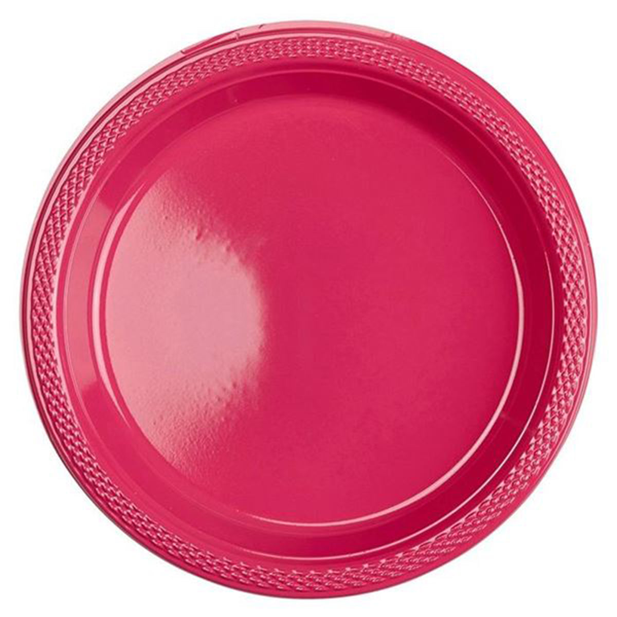 Plastic Plates Set Small, Pink