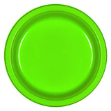 20pcs Large Plastic Plates Set - Green