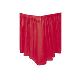 Plastic Table Skirt 73X426Cm -Magenta