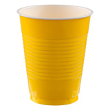 Plastic cups 18OZ 20PCS yellow