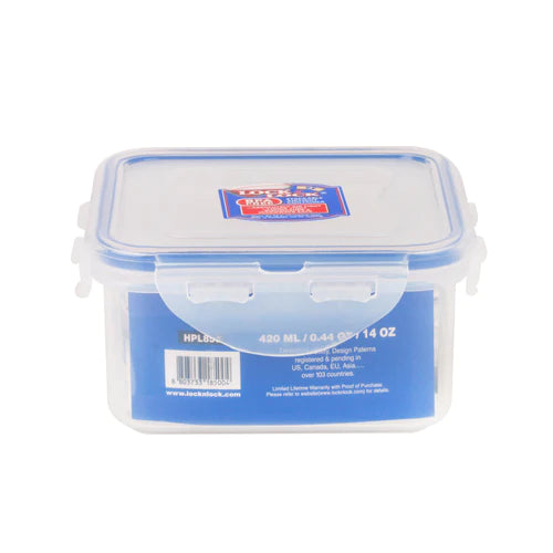 Square Food Canister - Clear