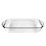 Baking Dish with handles, Clear