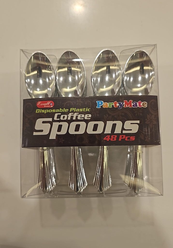 Excell Partymate Premium Stainless Steel Fruit Fork 48 Slvr Xl-Silver