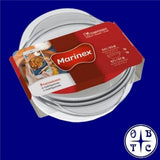 Marinex Tempered Glass Round Casserole Dish With Glass Lid 0.7L Mx6455.71-Clear