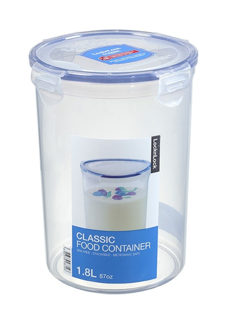 Round Food Container - Clear