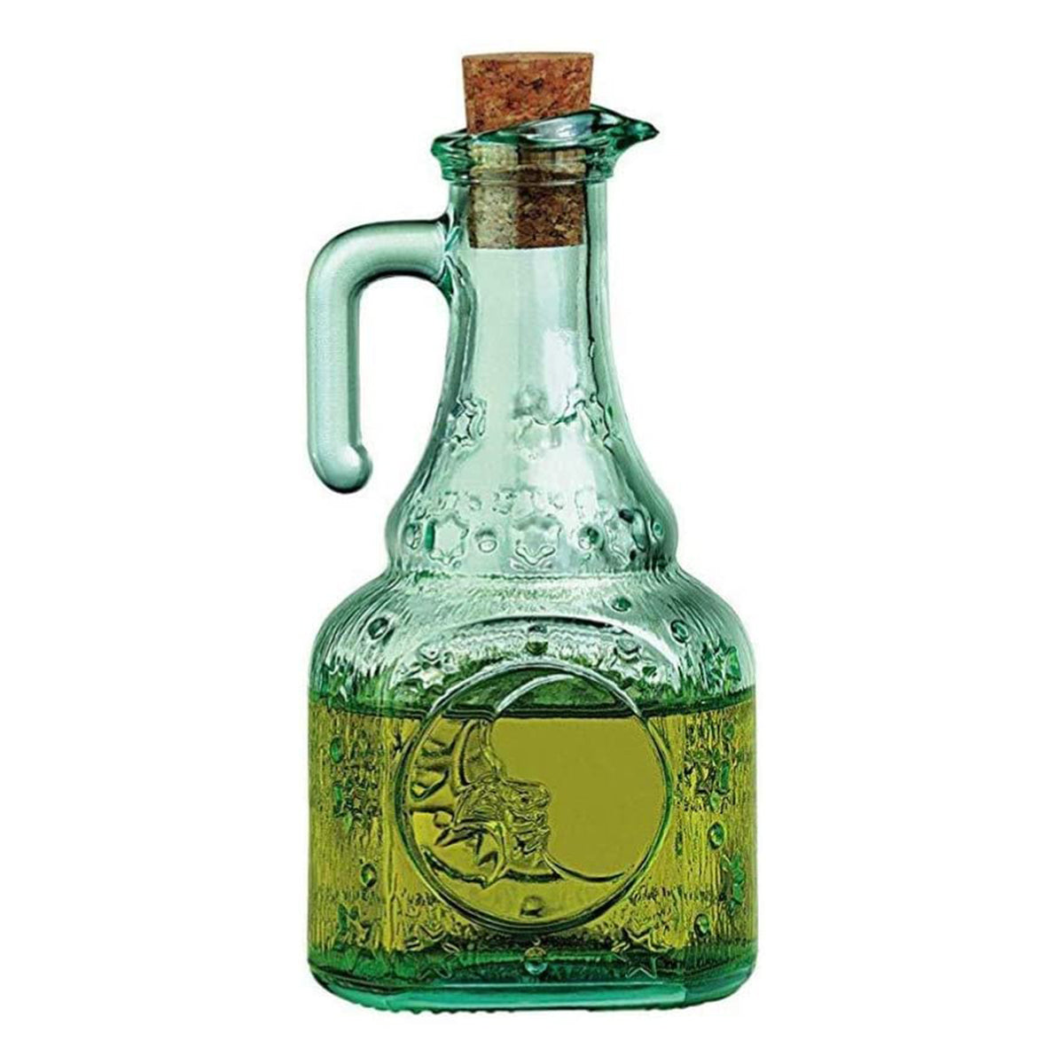 Olive Oil Bottle with Handle, Clear