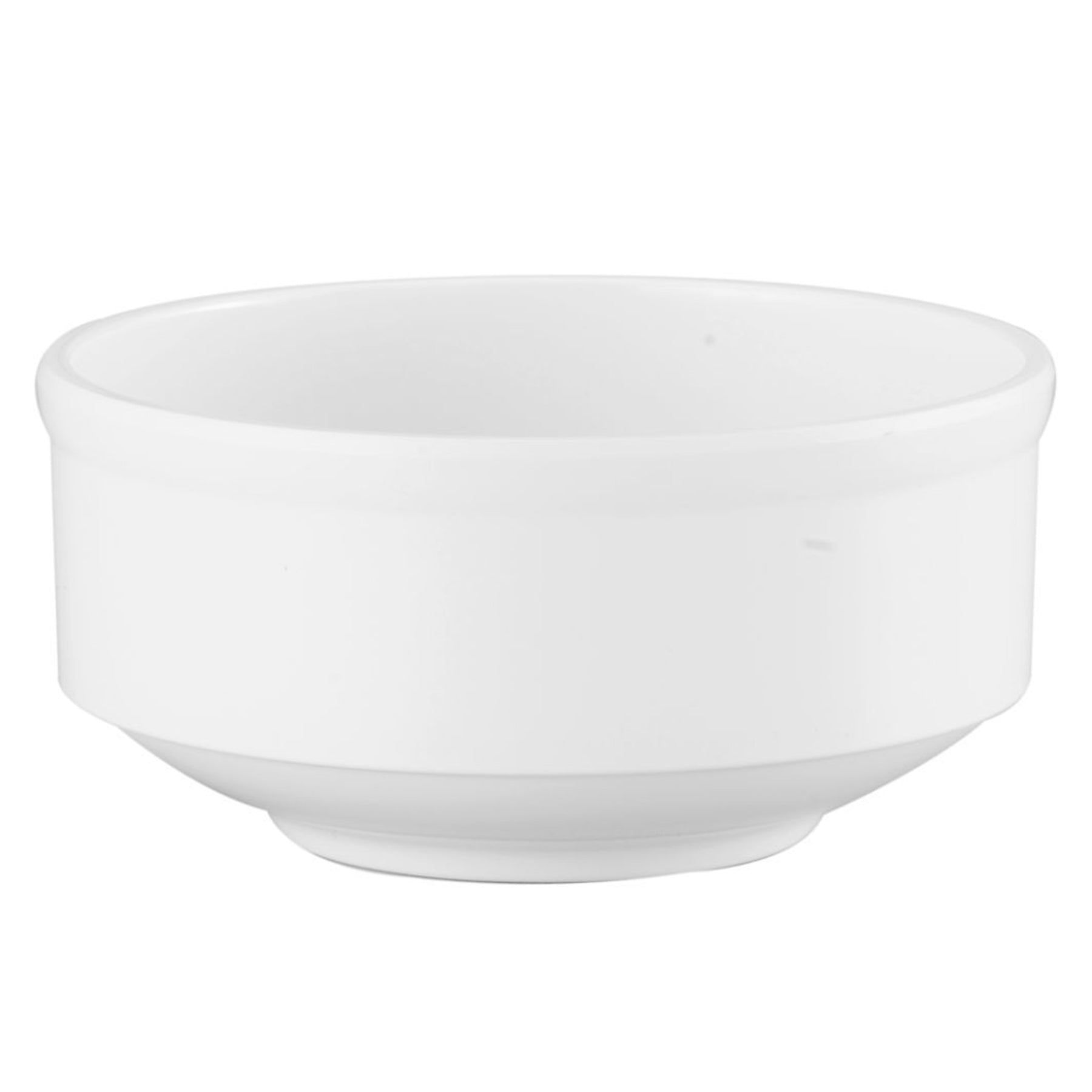 Round small serving bowl - white