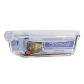 Square oven container with lid