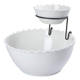 مجموعة بيرل 3 قطع من الرقائق والغمس