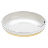 Adorn Serving Bowl - White and gold