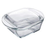 Square casserole with lid , Clear