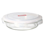 Round oven glass canister