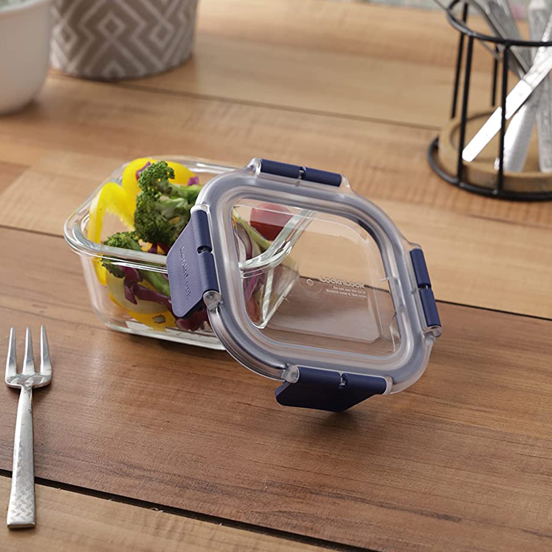 Rectangle Food Canister , Clear