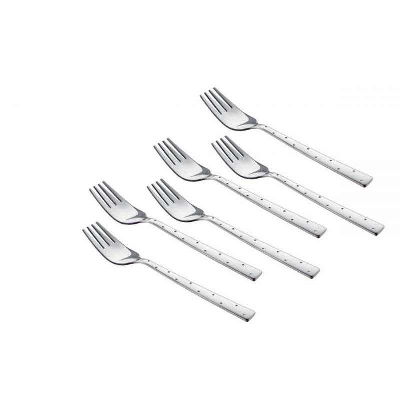 Dot Dinner Fork - Silver