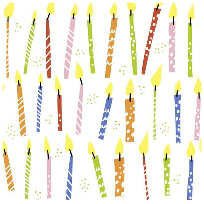 Napkin 33Cm B Day Candles 20-Multicolor
