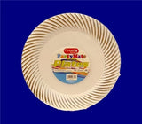 Excell Dxl3450 Partymate Designer Plastic Disposable Plates 10-Silver