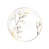 Dxl3451 Plate – 7 Inch – Flower – Set Of 6-Gold