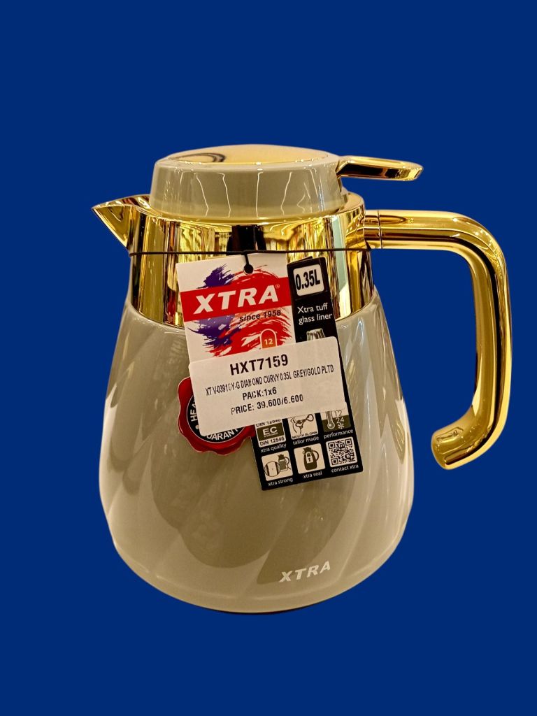 Xtra Diamond Curvy Vacuum Insulated Thermos-Beige