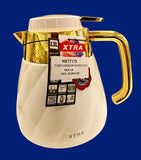 Xtra Diamond Curvy Vacuum Insulated Thermos-Cream