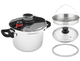 Daewoo 3-In-1 304 Stainless Steel Pressure Cooker 8L
