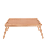 Bamboo folding table - Brown Color
