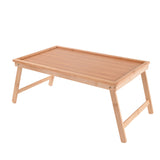 Bamboo folding table - Brown Color