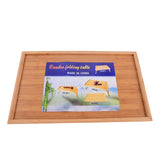 Bamboo folding table - Brown Color